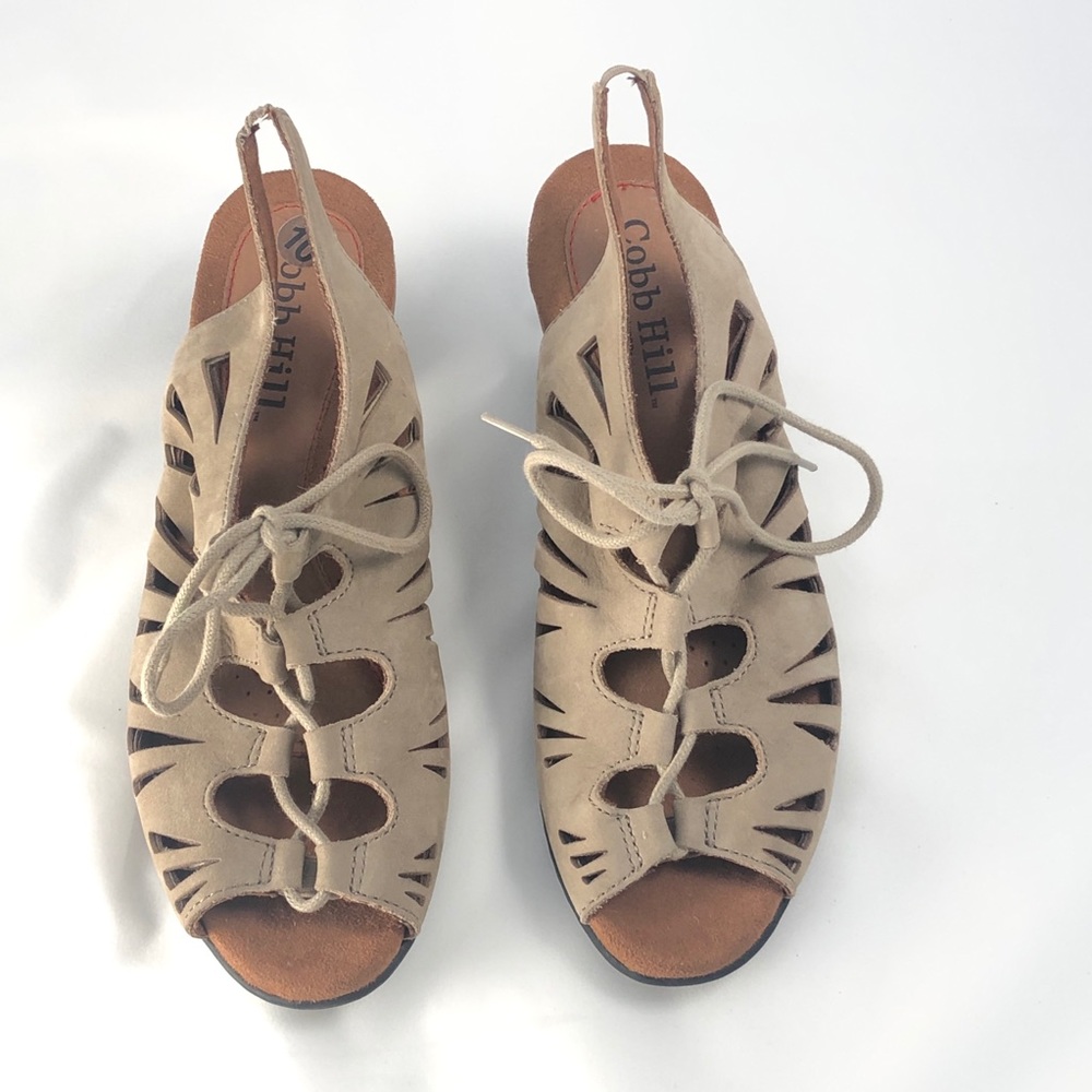 Cobb Hill by New Balance Peep Toe Heels 10 - Picture 5 of 7